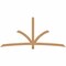 Ekena Millwork Davenport Timber Gable Bracket, Western Red Cedar, 96"W x 44"H x 1 1/2"D x 3 1/2"F, 11/12 Pitch GBW096X44X0204DAV00SWR - alternate 1